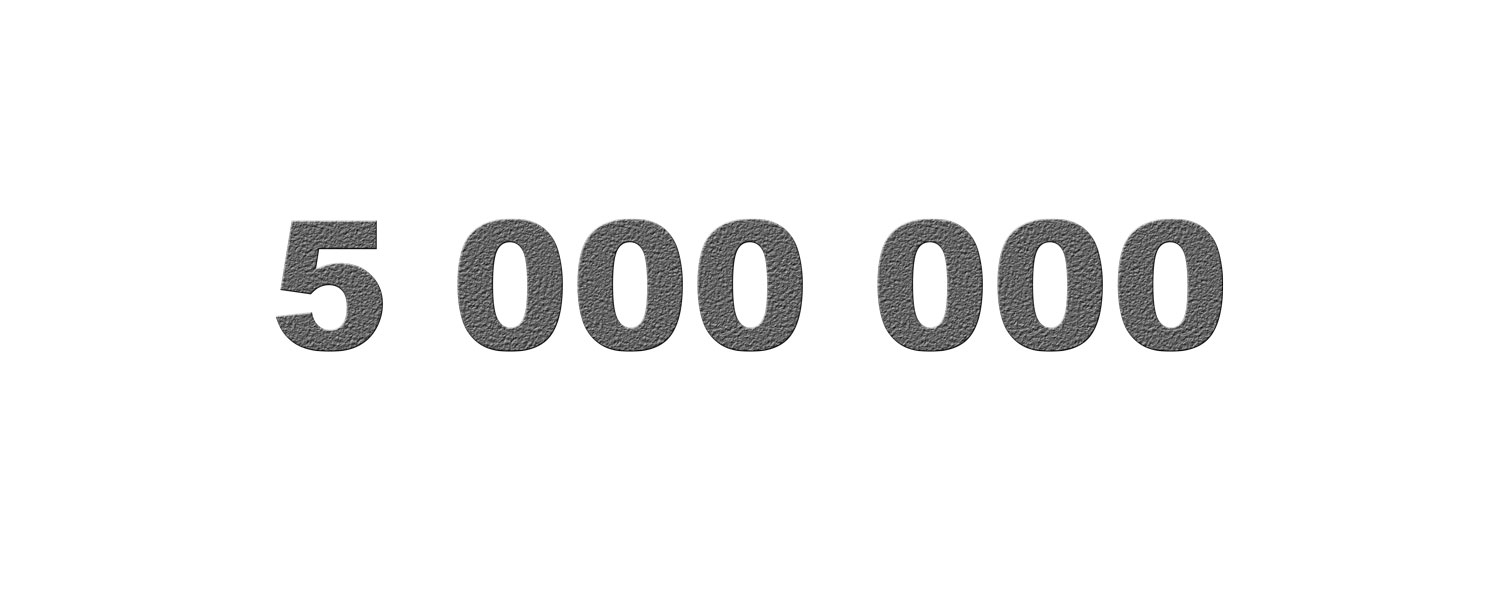 5 000 000 