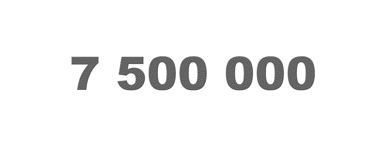 7 500 000 